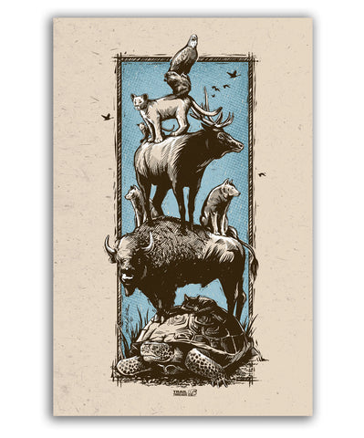 Animal Totem 11x17 Print