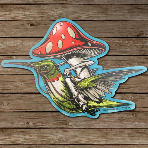 Mushroom Cowboy Sticker