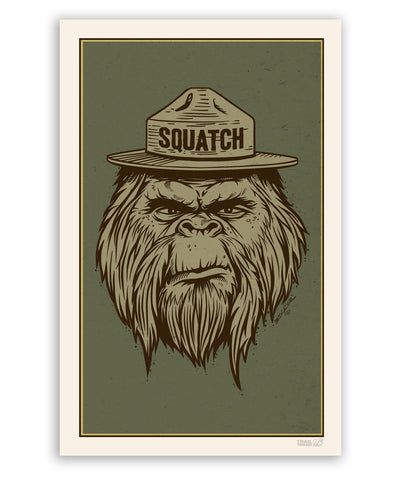 Squatch 11x17 Print
